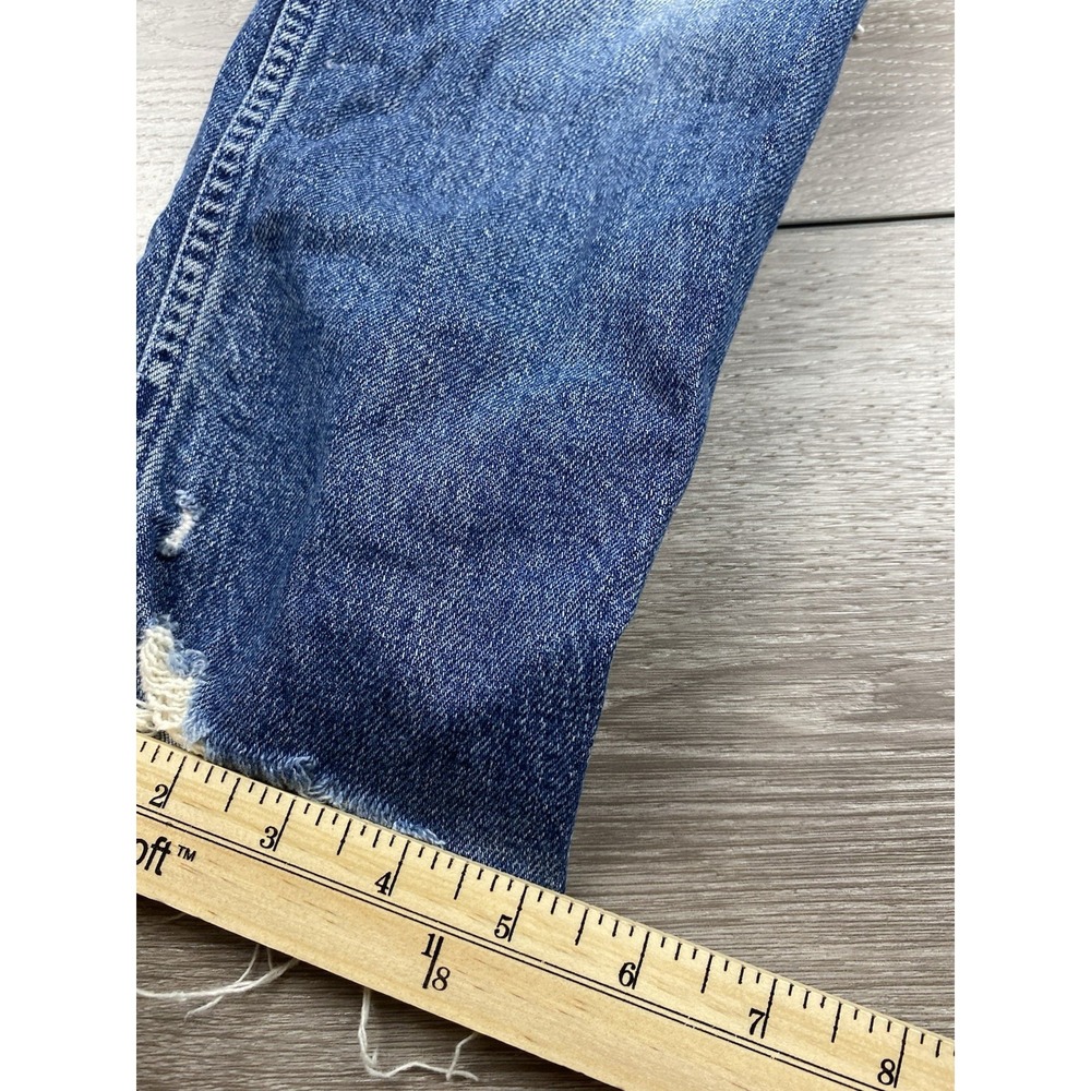 Mother Women's Superior The Dinner Ice Cream You Scream Distressed Jeans 27 Read - Picture 16 of 16